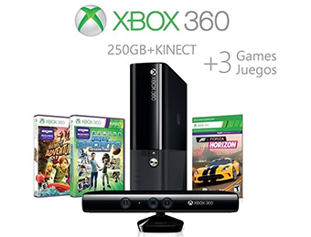 $155 off Xbox 360 E 250GB Kinect Holiday Bundle