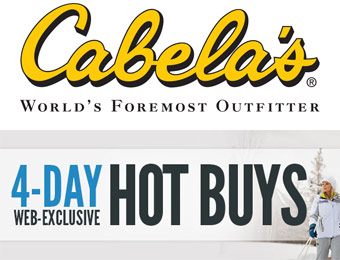 Cabela's 4-Day Web-Exclusive Hot Buys Sale