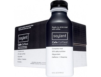 35% off Soylent Meal Replacement Drink, Cafe Coffiest, Pack of 12