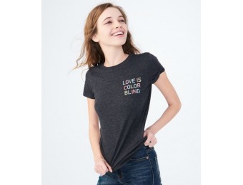 71% off Aeropostale Free State Love Is Colorblind Graphic Tee