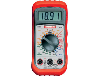 $12 off Craftsman Digital Multimeter with 8 Functions