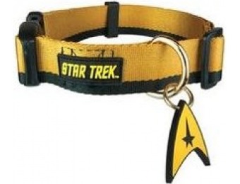 84% off Star Trek Dog Collar Gold