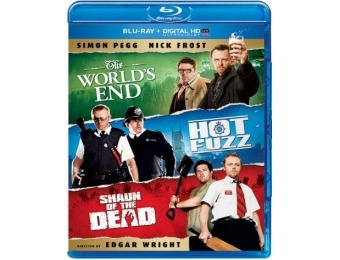 72% off The World's End / Hot Fuzz / Shaun of the Dead Trilogy (Blu-ray)