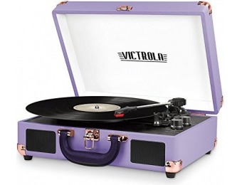 74% off Victrola Vintage 3-Speed Bluetooth Suitcase Turntable