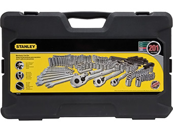 $28 off Stanley STMT71654 201-Piece Mechanics Tool Set