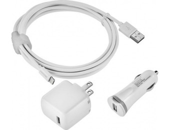 63% off Insignia 10' Lightning Charge-and-Sync Cable Kit