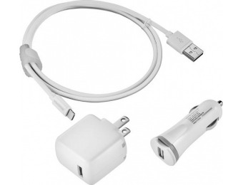 65% off Insignia 4' Lightning Charge-and-Sync Cable Kit
