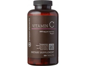 25% off Amazon Elements Vitamin C 1000mg