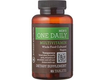 22% off Amazon Elements Men's One Daily Multivitamin