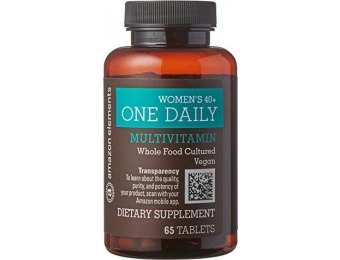25% off Amazon Elements Women's 40+ One Daily Multivitamin