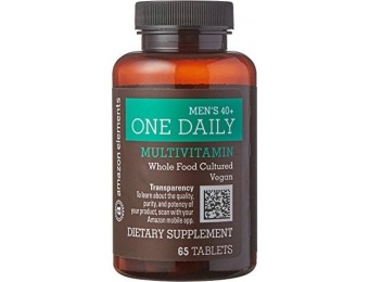 25% off Amazon Elements Men's 40+ One Daily Multivitamin