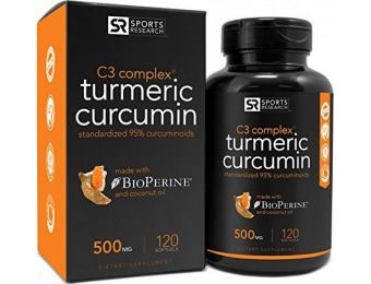 60% off Turmeric Curcumin C3 Complex 500mg Enhanced