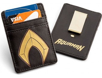 80% off Aquaman Justice League Card Wallet with Money Clip