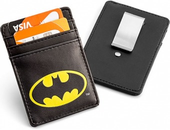 80% off Batman Justice League Card Wallet with Money Clip