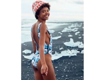 60% off Aerie Penguins One Piece Swimsuit
