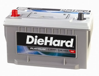 25% off DieHard Automotive Batteries at Sears.com