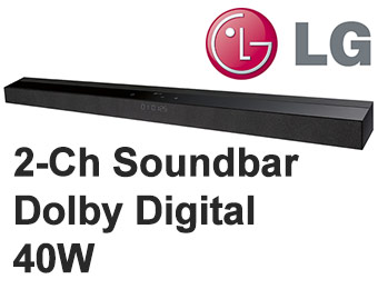Extra 50% off LG 2-Channel Soundbar