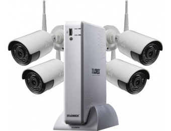 $350 off Lorex 4-Camera Outdoor Wireless 1080p 1TB Surveillance