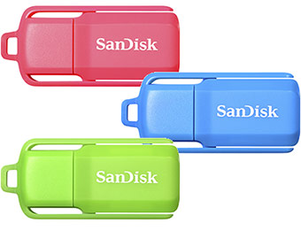 67% off SanDisk Cruzer Switch Neon 8GB USB Flash Drives