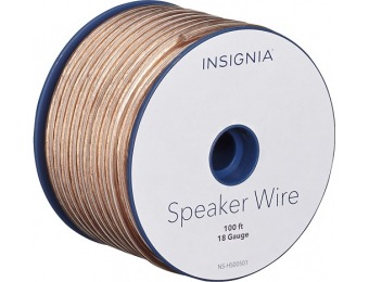 67% off Insignia 100' Speaker Wire