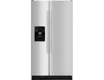 $300 off Amana 24.5 Cu. Ft. Side-by-Side Refrigerator - Stainless steel