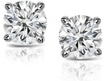 74% off Original Classics 1/2ct TDW Diamond Certified Stud Earrings
