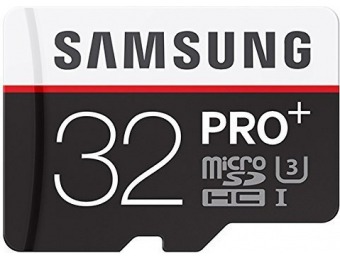 36% off Samsung Pro Plus 32GB MicroSDHC Memory Card 95MB/s