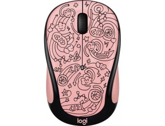 50% off Logitech M325c Doodle Collection Wireless Optical Mouse