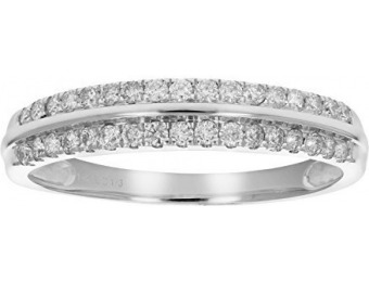54% off 1/3 ctw AGS Certified I1-I2 Diamond Wedding Band