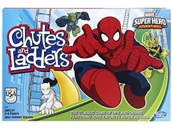 30% off Marvel Spider-Man Web Warriors Chutes & Ladders Game