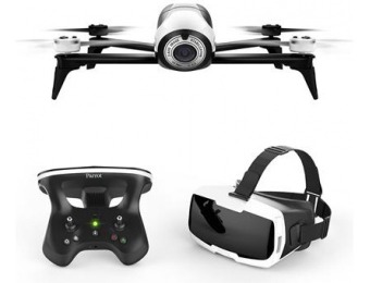 $301 off Parrot Bebop 2 Drone, Camera, Skycontroller 2 and FPV Glasses