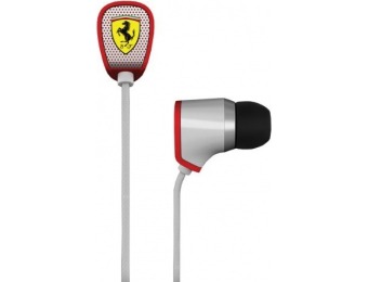 75% off Ferrari AAV-2LFE011W Scuderia R100i Earphones