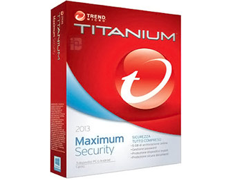 78% off Titanium Max Security 2013 (3-User) Mac/Windows