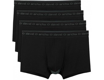 64% off David Archy 4 Pack Micro Modal Separate Pouches Trunks