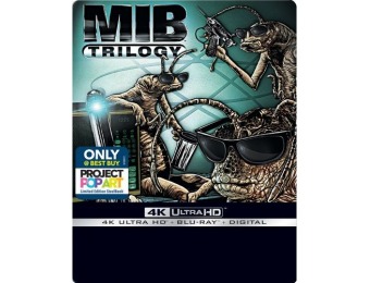 40% off Men in Black Trilogy: 20th Anniv. Ed. [SteelBook] 4K Blu-ray