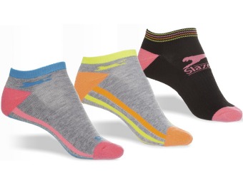 53% off Slazenger Women's No-Show Athletic Socks (4 colors)