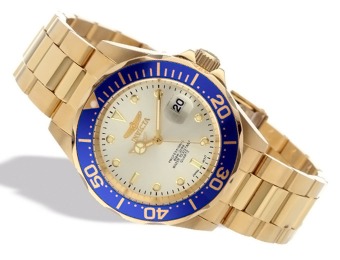 $445 off Invicta Pro Diver 18k Gold Ion-Plated Men's Watch