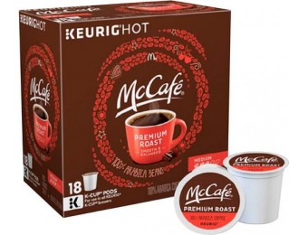 50% off Keurig McCafe Premium Roast 18ct K-Cups