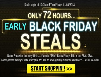 Early Black Friday Steals at Newegg.com