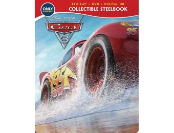 43% off Cars 3 [SteelBook] Blu-ray/DVD