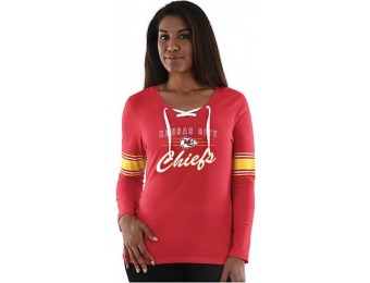 83% off NFL Women's Graphic Long-Sleeve T-shirt - Kansas City Chiefs
