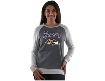86% off NFL Women's Graphic Raglan T-shirt - Baltimore Ravens