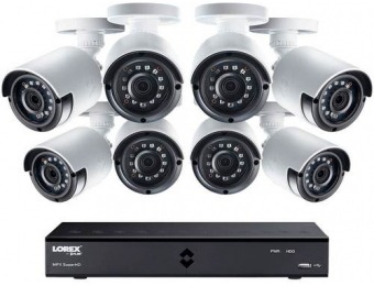 $150 off Lorex 8-Camera In/Outdoor 4MP 2TB DVR Surveillance System