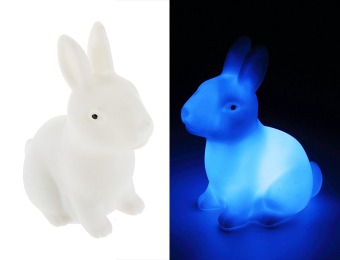 Deal: YKS Color Changing Rabbit Shaped LED Night Light
