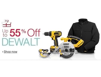 Up to 55% off DeWalt Power Tools and Accessories