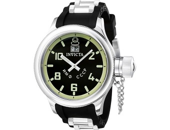 $505 off Invicta Men's Russian Diver Black Rubber Watch