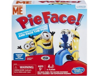 56% off Despicable Me Minion Made Edition Pie Face Game