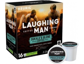 33% off Keurig Laughing Man Dukale's Blend K-Cup Pods (16-Pack)