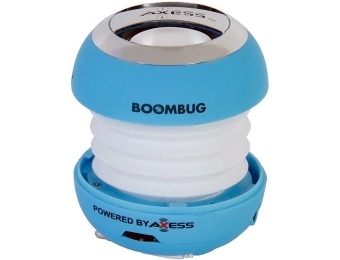 80% off AXESS Boombug Wired Mini Speaker (Light Blue / SPLW11-7)