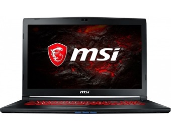 $150 off MSI 17.3" Laptop - Core i7, 8GB, 1TB, SSD, GeForce GTX 1050
